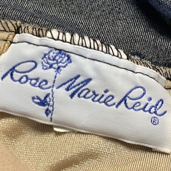 Vintage 80's Rose Marie Reid Bow One Piece 16 - Picture 6 of 9